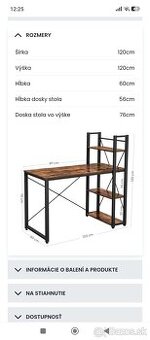 Predá písací stôl