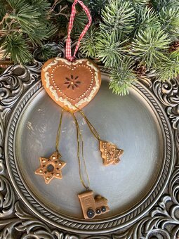 Závesné perníkové srdiečko