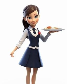 Stevard/obsluha/kuchár v reštauračnom vozni