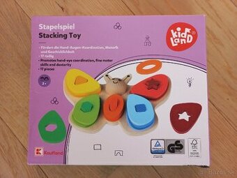 Drevená vkladačka (motýľ) Playtive