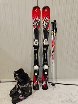 LYŽE TECNO PRO XT TEAM 110CM + LYŽIARKY SALOMON 36EUR