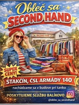 ♻️ Obleč sa SECOND HAND – Stakčín ♻️