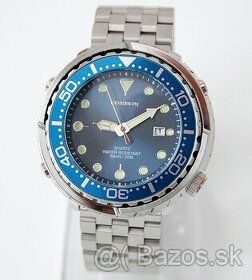 FOXBOX FB0024 TUNA Dark Blue - pánske luxusné hodinky
