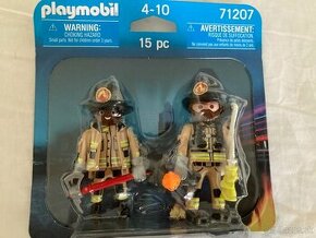 Nová sada Playmobil hasiči 2 kusy - 1