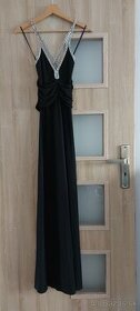 Čierne elegantné šaty - 1