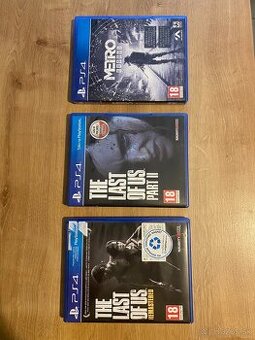 Last of us, Last of us 2, Metro exodus ps4