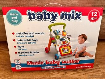 Detské hrajúce edukačné chodítko Baby Mix