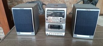 Predám mini vežu AIWA  funguje rádio,kazeťák a CD