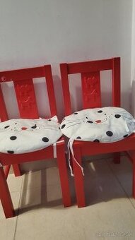 Ikea 2ks detske drevené stoličky
