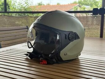 Moto prilba ASTONE MINIJET S SPORT army matná - XXL