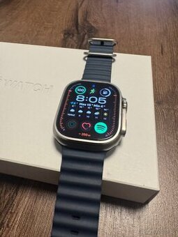 Apple watch ultra 2 titanium blue ocean