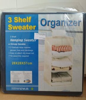 2x organizér - závesné police do skrine - 1