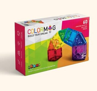Magnetická stavebnica colormag 60 nová nerozbalena - 1