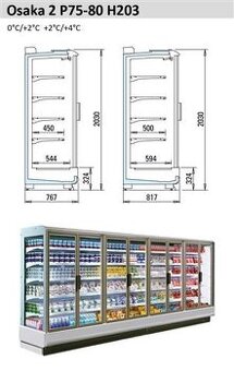 Chladiaca vitrína Arneg OSAKA 3A