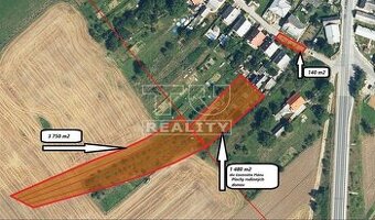 Slnečný pozemok pre rodinný dom so záhradou Ladce Košeca