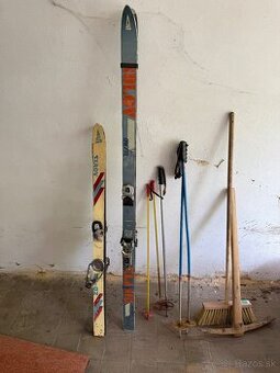Predám starožitné lyže cena za všetko