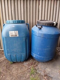 Plastové sudy 65L +možnosť dopraviť