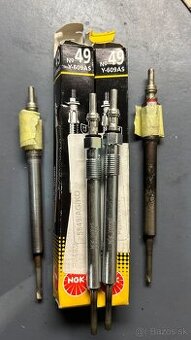 Predám žhaviace sviečky (2x NGK nové + 2x BERU použité)