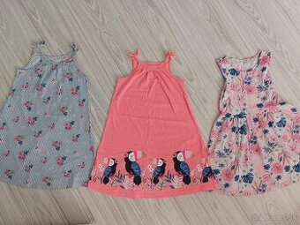 3x šaty veľ.110