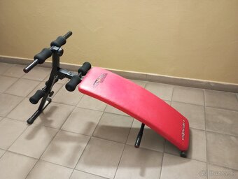 2v1 Šikmá lavička na brucho + Hyperextenzia OLPRAN FITNESS