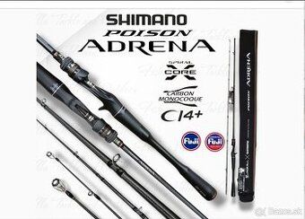 Shimano poison adrena cast 166m/dvojdiel
