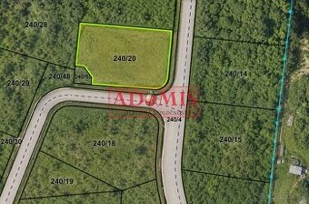 ADOMIS - predáme pozemok na rodinný dom 468m2 Šarišské Bohda