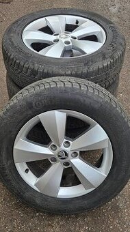 Alu kola originál Škoda Kodiaq 5x112 6,5jx17 zimní
