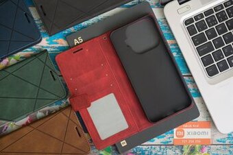 Dvojfarebné zatváracie puzdro pre Xiaomi, Redmi, Poco