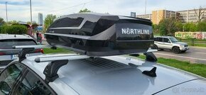 Strešný box Northline Yetti + priečne nosiče