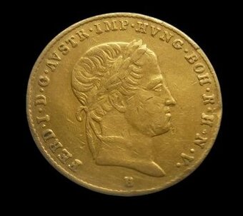 Ferdinand V. - Dukát 1838 B - R