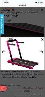 Bežecky pas Thinder v nádhernom pink prevedeni pc400€ma 1mes