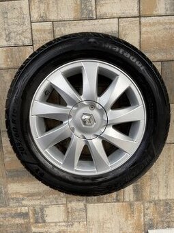 4x alu disky Renault + letné pneu Matador 205/60 R16