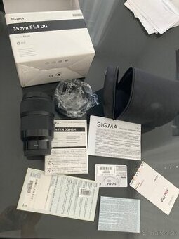 Sigma 35mm f/1.4 DG DN Art, baj. Sony E
