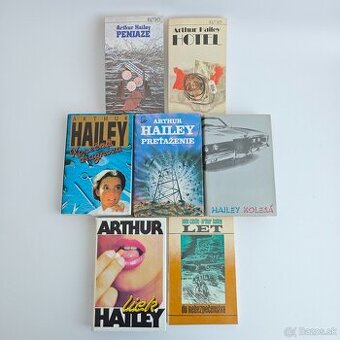 Arthur Hailey (Zbierka 7 kníh za 6€)