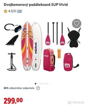 Dvojkomorový paddleboard - 1
