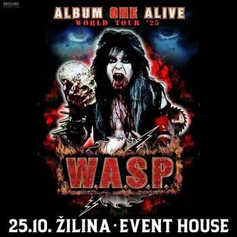 Predám 2x lístky na W.A.S.P do žiliny
