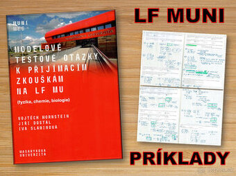Prijímačky na medicínu (LF MUNI Brno), podklady, úlohy