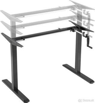 Kancelársky výškovo nastavovateľný stôl AlzaErgo 140x80