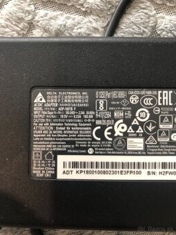 Napajací adaptér notebook ADP-180TB F  5,5/2,5 mm konektor
