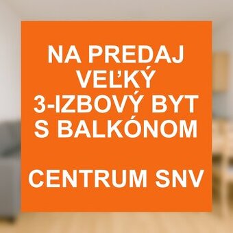 3 izbový byt s balkónom v centre Spišskej Novej Vsi - 72m2