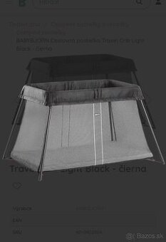 Cestovná postieľka BabyBjörn