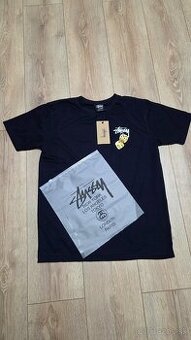 Stüssy Fuzzy Dice Tee navy blue/yellow