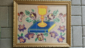 Obraz vysivany svety