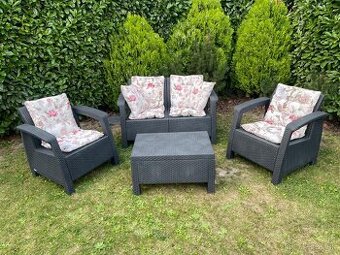 ZÁHRADNÁ RATANOVÁ ZOSTAVA CORFU ANTRACIT