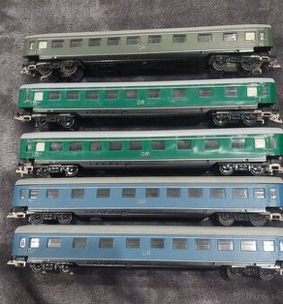 TT železnica, vláčiky, osobné vozne