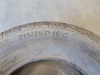 Predám letné pneu Continental 215/75 R16C.