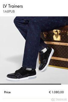 Originál Louis Vuitton Trainers , pc 27000 kč