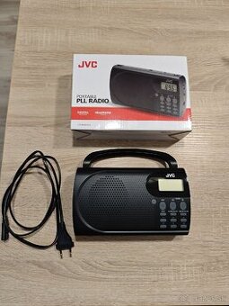 Rádioprijímač JVC RA-E431B čierny