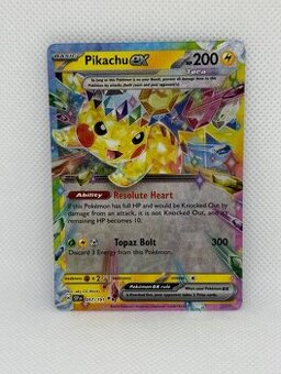 Pokémon karta Pikachu ex 057/191 – Surging Sparks – ORIGINÁL
