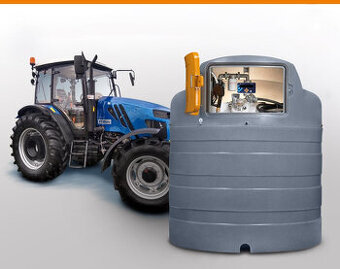 Nádrž na naftu dvojplášťová 2500, 5000 litrov s navíjačom